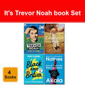 It's Trevor Noah Born a Crime, Educated, Black and British, Natives 4 Books Set