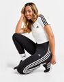 Leggings Donna Adidas Essentials 3-Stripes - Nero/Bianco