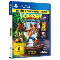 Crash Bandicoot N.Sane Trilogy 2.0 3 Originalspiele + 2 Bonuslevel Sony PS4 OVP