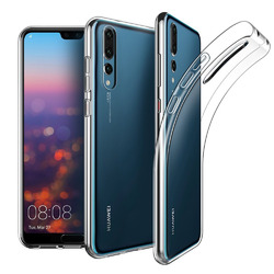 Hülle für Huawei P20 Pro Handy Cover Silikon Case Bumper Schutzhülle transparent