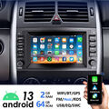 Für 2004-2012 Mercedes-Benz A/B-Klasse W245 W169 Android 13.0 GPS Autoradio Navi