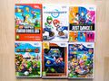 Nintendo Wii Spiele Auswahl Mario Kart  Mario Party 8 & 9 Mario Bros Just Dance