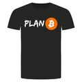 Bitcoin Plan B T-Shirt - Krypto Währung Crypto Millionär Börse Aktien