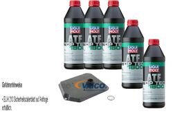 Liqui Moly Top Tec ATF 1800 5L VAICO Getriebeölfilter für Audi A6 Avant 4.2 FSI