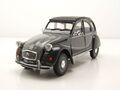 Citroen 2CV 6 Charleston Ente 1982 grau schwarz Modellauto 1:24 Welly