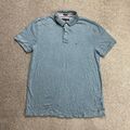 TOMMY HILFIGER Herren Poloshirt Kurzarm Gr. L Polohemd Custom Fit Logo 7212 Blau