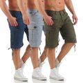 Big Seven Brian Cargo Comfort Fit Herren Shorts Bermuda Jeans kurze Hose