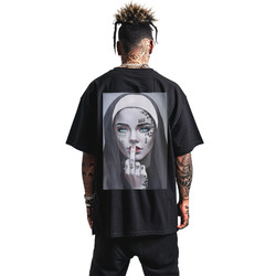 Amazing Art Tall Tee Herren T-Shirt Oversize "The Nun"
