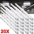 20x SET LED Feuchtraumleuchte Wannenleuchte IP65 + T8 LED 1 Flammig