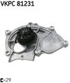 SKF VKPC81231 Wasserpumpe Wapu für Audi für Seat für Skoda für VW für Cupra 