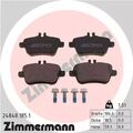 1x ORIGINAL® Zimmermann Bremsbelagsatz, Scheibenbremse Hinten, exkl.