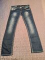 Tolle True Religion Damen Jeans Hose Gr. 32/34 Blau Bot Cut