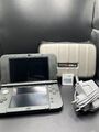 NEE Nintendo 3DS XL Silber Grau Schwarz inkl. Mario Kart 7