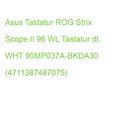 Asus Tastatur ROG Strix Scope II 96 WL Tastatur dt. WHT 90MP037A-BKDA30 (4711387