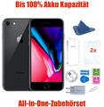 Apple iPhone 8 - 64 GB 256 GB - Schwarz Grau Rot Gold Silber - bis 100% Batterie