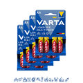 16 x Varta Longlife Max Power / Max Tech 4706 AA Mignon LR6 1,5V - 4 x 4er