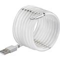 Renkforce USB-Kabel USB 2.0 USB-A Stecker, Apple Lightning Stecker 1.00 m Weiß