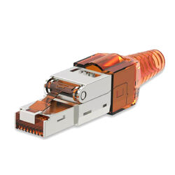 CAT8 CAT8.1 CAT7 CAT6A CAT6 Netzwerk Stecker RJ45 Netzwerkstecker Werkzeuglos