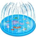 Splash Sprinkler Pad Kinder Wasserspielmatte Sprinklermatte Einstellbar 170cm