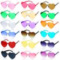 	18 Paar Herz Party Brillen Hippie Herzförmige Brille Herzbrille Retro Party ...