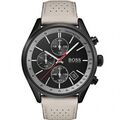 Hugo Boss HB 1513562 Uhr Herren Chronograph Edelstahl Leder