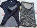 2 Stilltops Stillbluse Mama top Bluse T-Shirt gr. 38 40