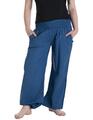 vishes Haremshose Pluderhose Schlupfhose freesize weite Hose Sommerhose