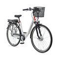 TELEFUNKEN RC657-S City Pedelec weiß E-Bike Damen Citybike 36V 13AH 