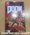 Doom Nintendo Switch Japan komplett mit Cartridge, Hülle und Handbuch