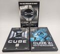 Cube Cube 2 Hypercube Cube Zero 3 DVDs Cube Sammlung 2003 Deutsch Top Zustand ✅