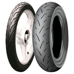 PAAR MOTORRADREIFEN DUNLOP 2.50-17 43P TT900 + 90/90-10 50J TT93 GP