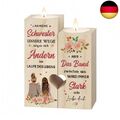 Schwester Geschenk, Kerzenständer-Geschenke für Schwester, Geschenk Schwester G