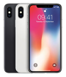 APPLE IPHONE X 64GB - Ohne Vertrag - ohne Simlock - Smartphone - Wie NeuBLITZVERSAND - EBAY GARANTIE - FACHHÄNDLER - WOW