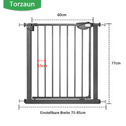 Treppenschutzgitter Ohne Bohren Auto Close Treppen Tür Baby Türschutzgitter NEU