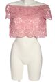 NAKD Spitzentop Damen Gr. DE 34 pink Casual-Look