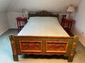 Voglauer Doppelbett Anno 1800 Landhausstil inkl. Matratze (neu) & Buchregal