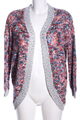 ONLY Strick Cardigan Damen Gr. DE 34 blau-rot-hellgrau Casual-Look