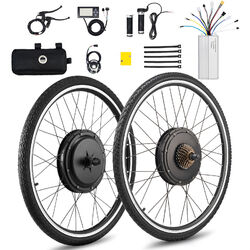 Viribus® 26/28' LCD Elektro-Fahrrad Kit 500/1000W Motor e-bike Ebike Umbausatz