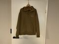 BOSS Orange Sweatshirt Khaki Hellbraun Gr. L (fällt wie M) Troyer Pullover