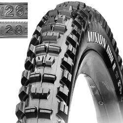 Maxxis Minion DHR II 26" 28"  Downhill / DH Reifen schwarz Decke Bike