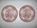 2 Churchill Kuchenteller Dessert 20 cm,Staffordshire English Tableware Porzellan