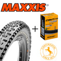 Maxxis HighRoller II MTB EXO 60TPI Faltreifen 26x2.40" 61-559 + Conti Schlauch