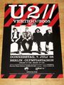 U2 PROMO POSTER - VERTIGO TOUR 2005 BONO BERLIN OLYMPIASTADION ORIGINAL NEU