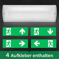 1-10X LED Notleuchte Fluchtwegleuchte Notbeleuchtung Notausgang Exit Notlicht