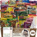 AlphFa® NoPork-Box - 30 asiatische Instant Nudeln Ramen Nudelsuppen  Geschenkbox