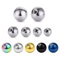 1,2MM 1,6MM ERSATZKUGEL BALL PIERCING ERSATZ KUGEL KUGELN SILBER SCHWARZ GOLD