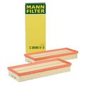 MANN C3698/3-2 Luftfilter für MERCEDES W203 W204 W211 W212 W463 X204 2730940404