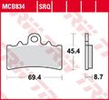 TRW Sinter Street Renn Bremsbeläge vorne für KTM Duke 390 / RC 125 , 200