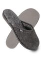 Elegante Winter Herren Filz Hausschuhe Pantoffeln Latschen mit Schafwolle