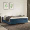 Boxspringbett Bett Bettgestell Polsterbett Lattenrost Bettrahmen Samt vidaXL